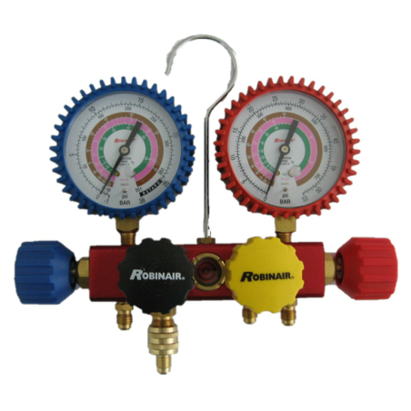 GRUPPO MANOMETRICO 4 VIE CONDIZIONAMENTO