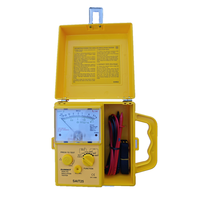 MISURATORE ANALOGICO D'ISOLAMENTO