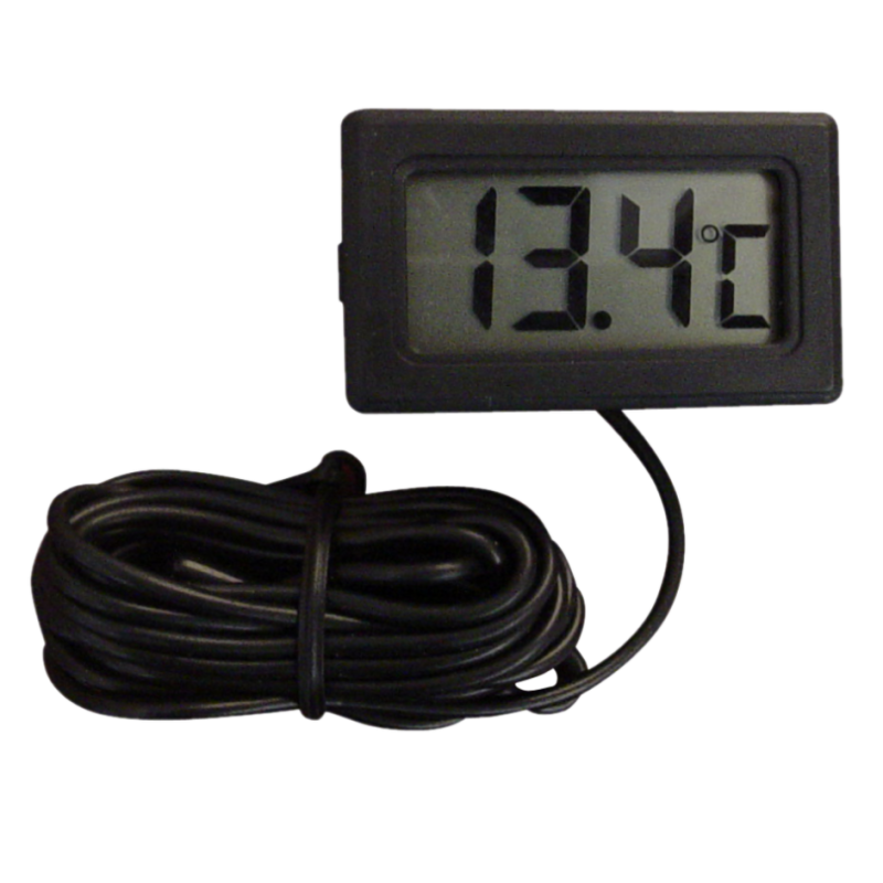 TERMOMETRO DIG. INCASSO BIANCO