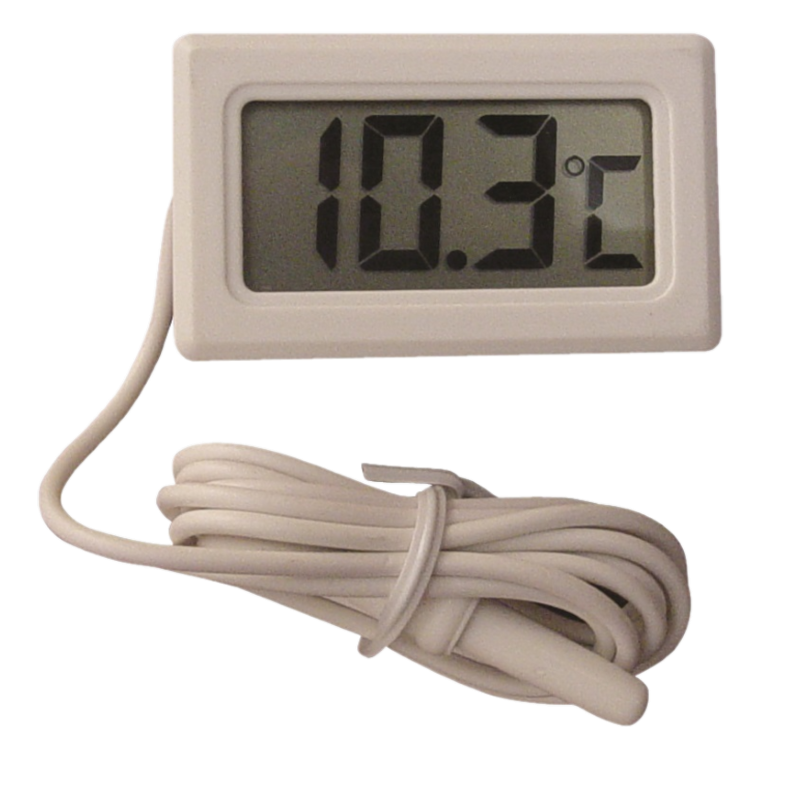 TERMOMETRO DIG. INCASSO NERO