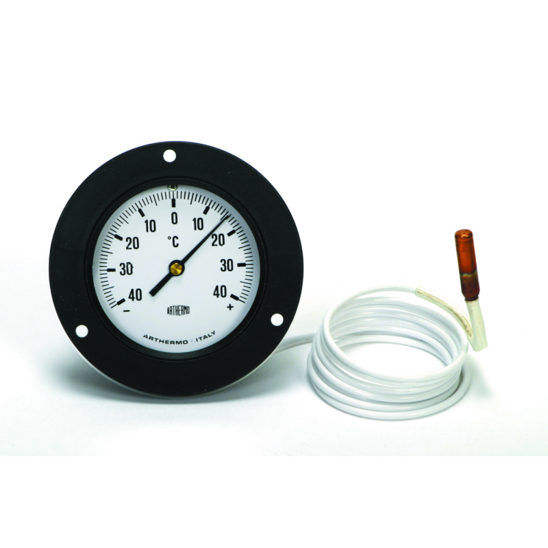 TERMOMETRO A FLANGIO REVERSIBILE D.80